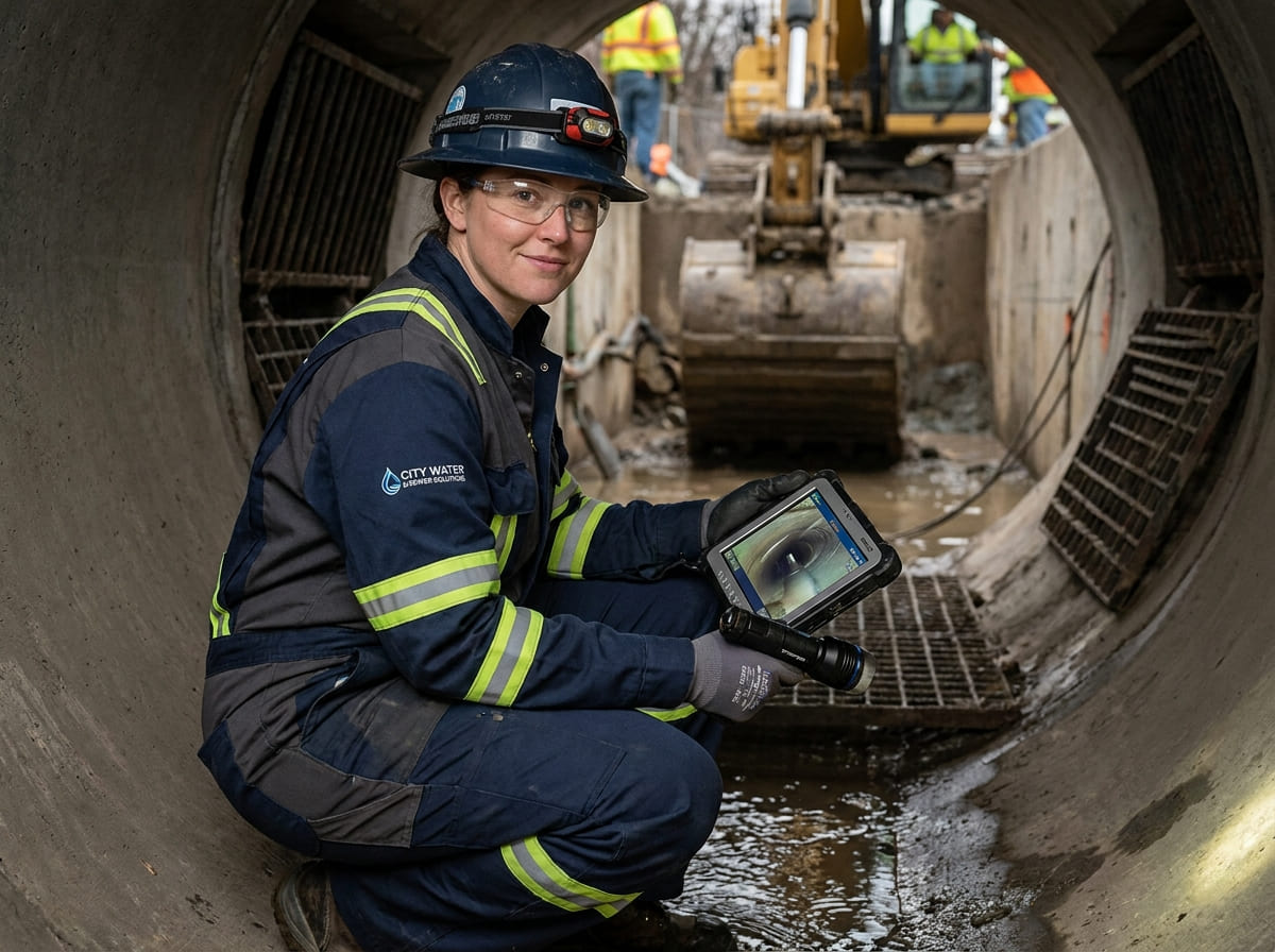 Sewer Line Inspection & Replacement in Center Point